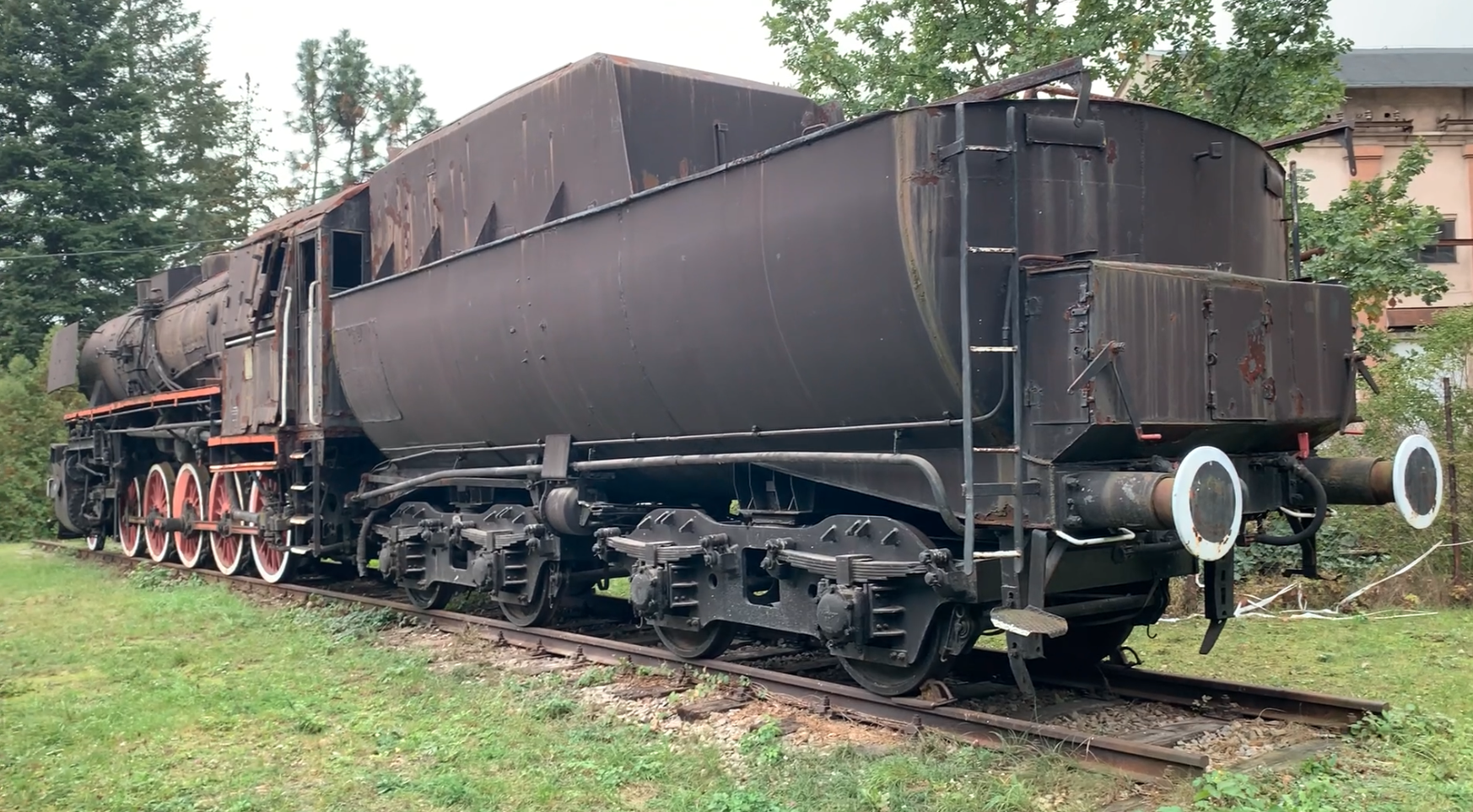 Steam locomotive Ty42 in Chrzanów. 2024