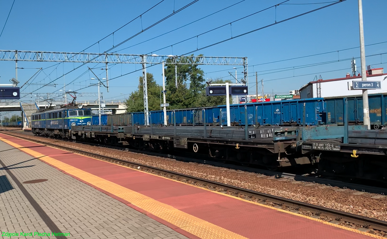 6-axle platform wagon type 622Za Samms.