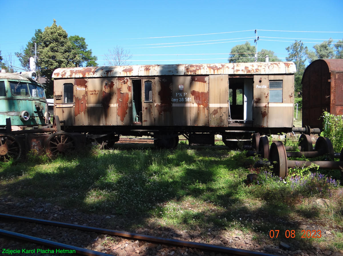 The mail car Gmy No. 38 581. 1909