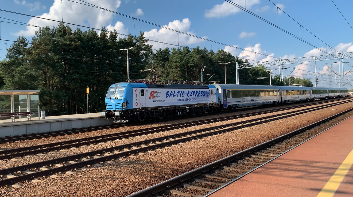 PKP Pociąg InterCity „Sobieski” Warszawa – Wiedeń. 2025r.